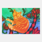 Kat en Quilt Inpakpapier Vel (Voorkant 3)