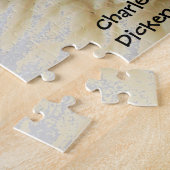 Kat en raam Charles Dickens Quote Legpuzzel (Zijkant)