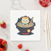Kat en ramen servet (Insitu)