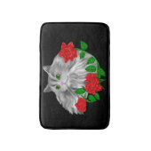 Kat en Roos Badmat (Voorkant Verticaal)