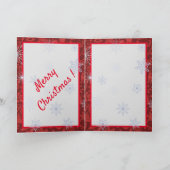 Kat en Santa Kaart (Binnen)