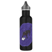 Kat en schedel waterfles  (Links)