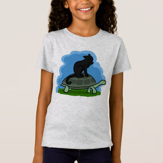 Kat En Schildpad T-shirt (Voorkant)