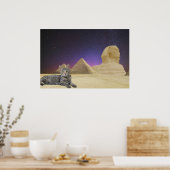 Kat en Sfinx. Poster (Keuken)