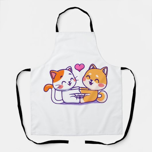 Kat En Shiba Inu Schort (Voorkant)