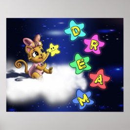 Kat en Sterren Poster