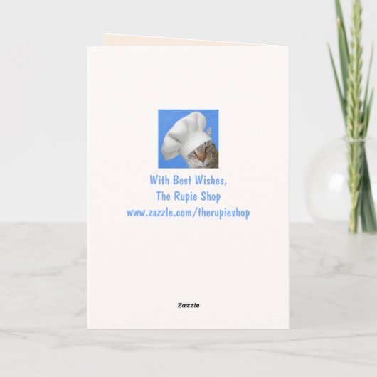 Kat en Sun Pet Vaderdag Kaart (Achterkant)