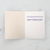 Kat en Sun Pet Vaderdag Kaart (Binnen)