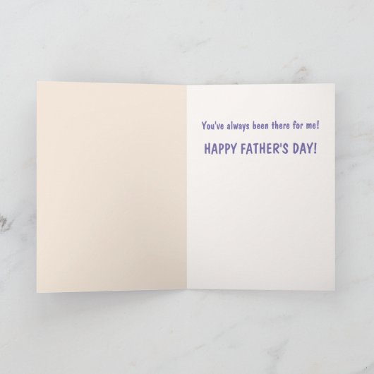 Kat en Sun Pet Vaderdag Kaart (Binnen)