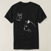 Kat en Uil 1 T-shirt (Design voorkant)