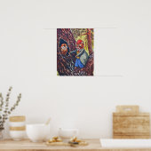 Kat en Uil, Louis Wain Poster (Keuken)