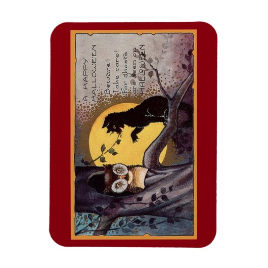 kat en uil magneet (Verticaal)