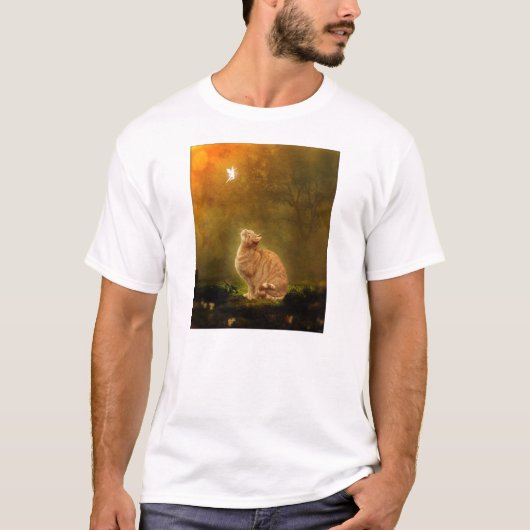 Kat en vet t-shirt (Voorkant)