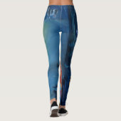 Kat en viool leggings (Achterkant)