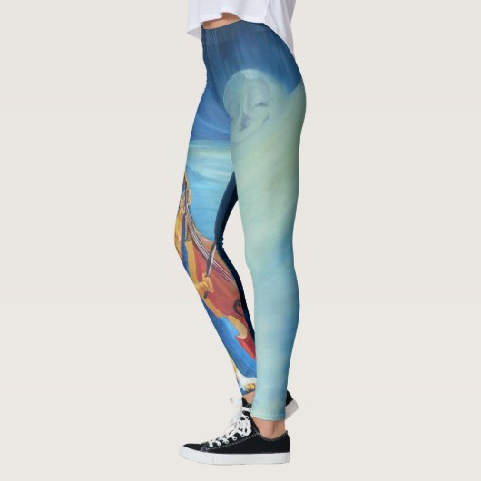 Kat en viool leggings (Links)