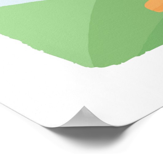 Kat en Viool Poster (Hoek)