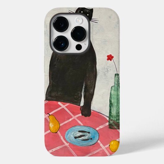 Kat en vis Case-Mate iPhone case (Achterkant)