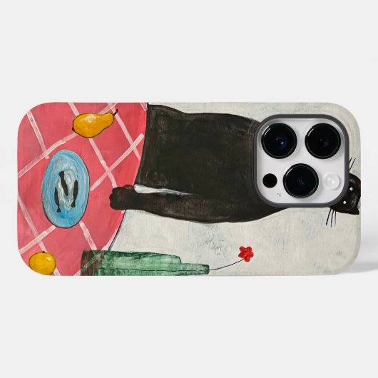 Kat en vis Case-Mate iPhone case (Achterkant (horizontaal))