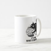 Kat en vis koffiemok (Voorkant rechts)