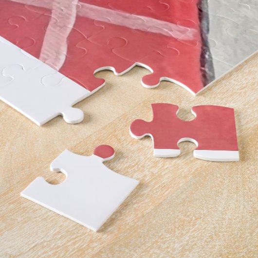 Kat en vis legpuzzel (Zijkant)