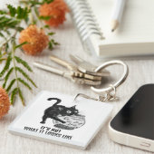 Kat en vis sleutelhanger (Voorkant Rechts)