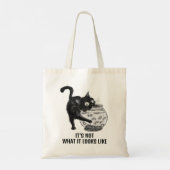 Kat en vis tote bag (Achterkant)