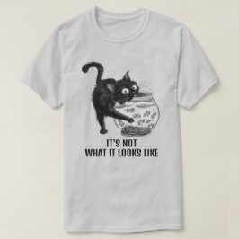 Kat en vis unisex t-shirt