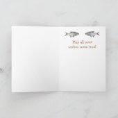 Kat en visdag kaart (Binnen)