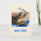 Kat en visdag kaart (Voorkant)