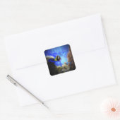 Kat en viskut en grappige Sticker (Envelop)