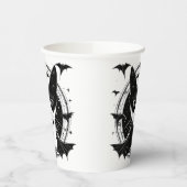 Kat en vleermuizen I Papieren Bekers (Links)