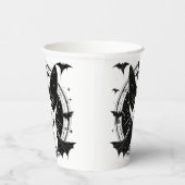 Kat en vleermuizen I Papieren Bekers (Rechts)