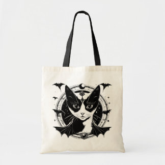 Kat en vleermuizen I Tote Bag