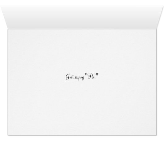  kat en vlinder gewoon Gezegde Hi-Kaart (Binenzijde Horizontaal (Onderkant))