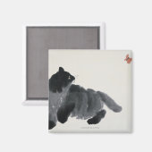 Kat en vlinder magneet (Voorkant / Achterkant)