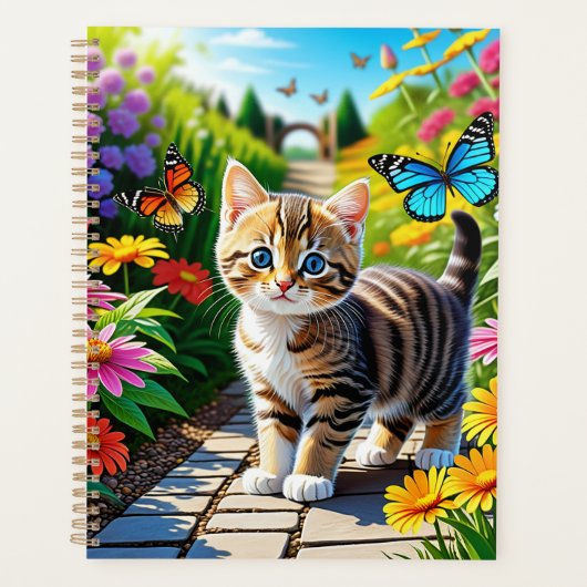 Kat en vlinders planner (Voorkant)