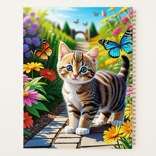 Kat en vlinders planner (Achterkant)