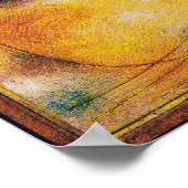 Kat en vogel - Abstract Poster afdrukken (Hoek)