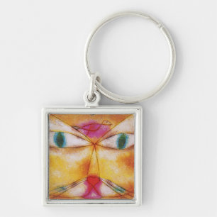 Kat en vogel - Abstracte kunst - Paul Klee Sleutelhanger
