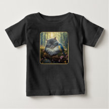 Kat en vogel in serene natuur