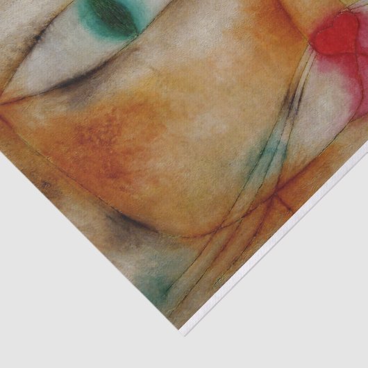 Kat en vogel, Paul Klee, ontkoppeling Tissuepapier (Detail)