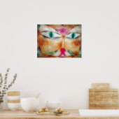 Kat en vogel, Paul Klee Poster (Keuken)
