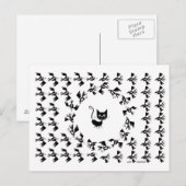 Kat- en vogelcirculatie briefkaart (Voorkant / Achterkant)
