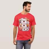 Kat en vriend miauwen t-shirt (Voorkant volledig)