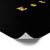 Kat en vuil poster (Hoek)