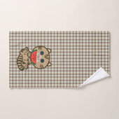 kat en watermeloenen bad handdoek (Handdoek)