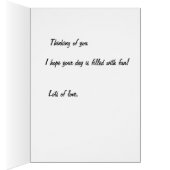 Kat en Wenskaart (Binnen (Rechts))