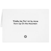 Kat en Wenskaart (Achterkant Horizontaal)