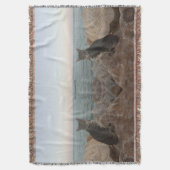 Kat en zonnebank deken (Voorkant Verticaal)