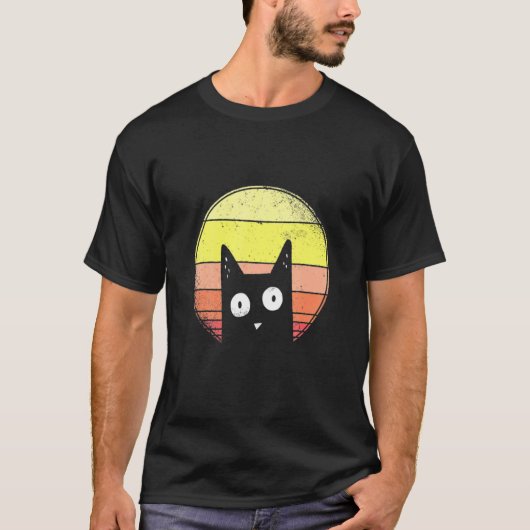 Kat en zonnebank t-shirt (Voorkant)